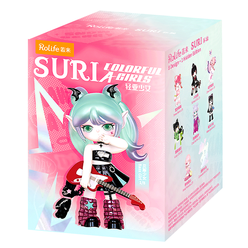 RoLife Suri Colorful Girls Series Blind Box Сури блайнд бокс коробка сюрприз с фигуркой