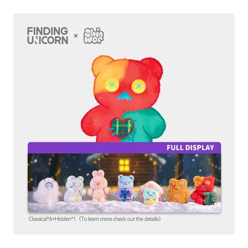 ShinWoo The Cold Hug Series Plush Blind Box Блайнд Бокс коробка сюрприз с фигуркой