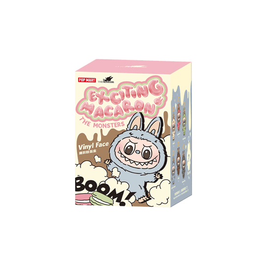 THE MONSTERS (Labubu) Exciting Macaron Vinyl Face Series Blind Box Лабубу Поп Март Коробка сюрприз THE MONSTERS (Labubu) Exciting Macaron Vinyl Face Series Blind Box Лабубу Поп Март Коробка сюрприз