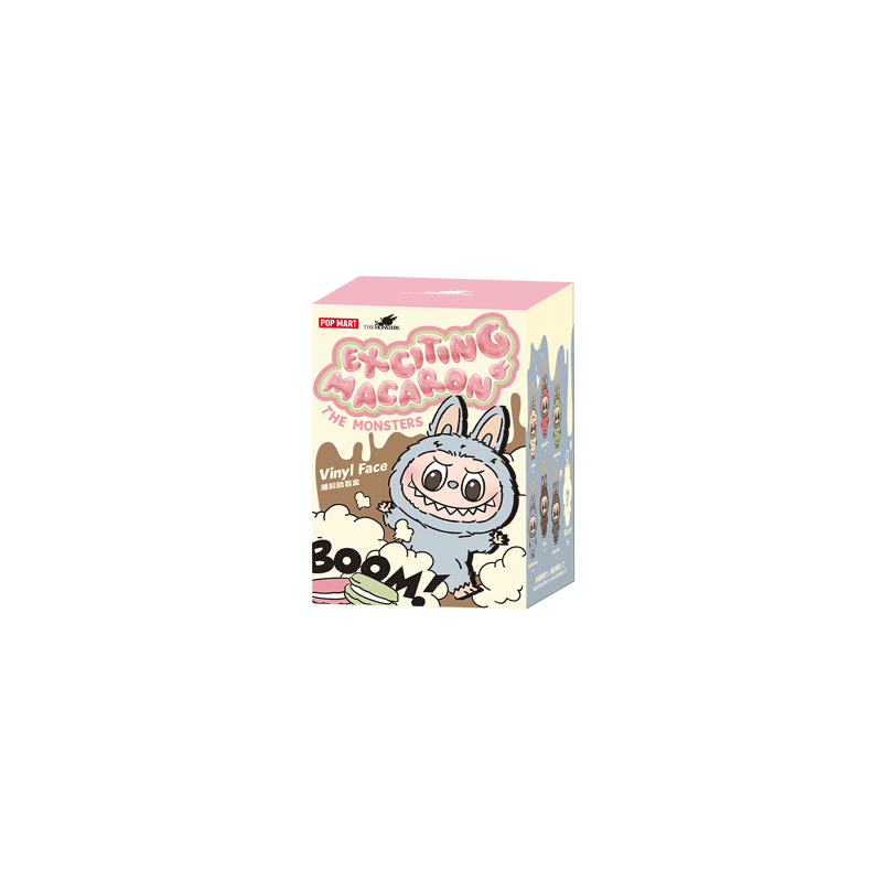 THE MONSTERS (Labubu) Exciting Macaron Vinyl Face Series Blind Box Лабубу Поп Март Коробка сюрприз