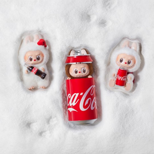 THE MONSTERS (labubu) COCA-COLA SERIES Vinyl Face Blind Box Лабубу Поп Март Коробка сюрприз