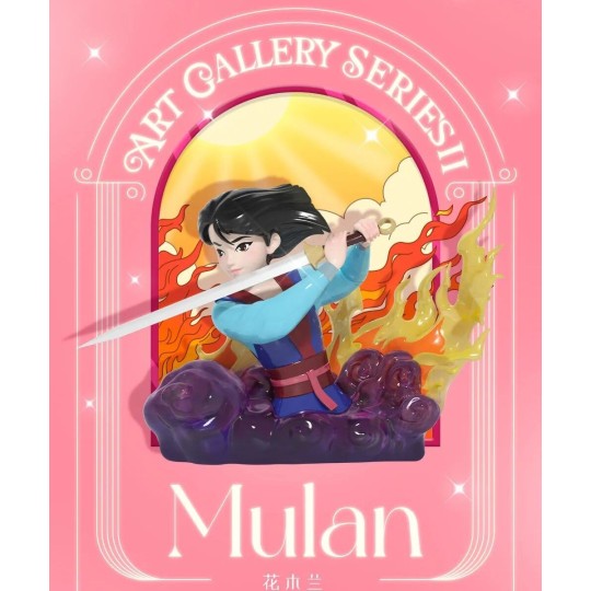 52TOYS Disney Princess: Art Gallery 2 Series Blindbox Mulan Figure