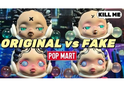 ШАКАЛЬНЫЕ SKULLPANDA POP MART КАК ОТЛИЧИТЬ ОРИГИНАЛ ОТ ПОДДЕЛКИ? РАСПАКОВКА ФЭЙКОВ. ORIGINAL VS FAKE